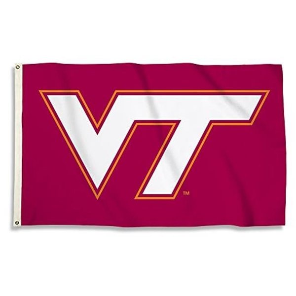 Bsi Products BSI Products 95511 NCAA Virginia Tech Hokies Flag with Grommets - 3 x 5 ft. 95511